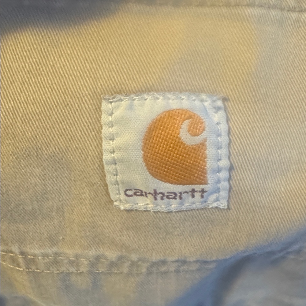 Carhartt Tan Pants perfectly broken in! 32x34